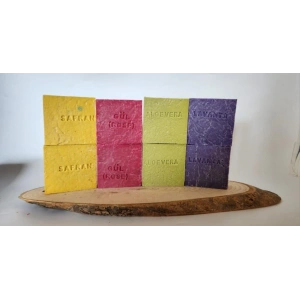 Doğal Üretim Sabunu Karışık (safran-gül-lavanta-aleovera) 8li Set