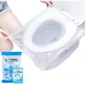 Hijyenik Tek Kullanımlık Klozet Kapağı Poşeti 50 Adet Poşetli