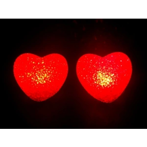 Led Işıklı Kırmızı Kalp Gece Lambası