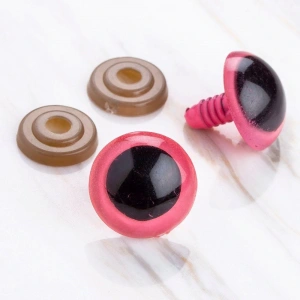 Leyloş 20 Mm Pembe 5 Çift Amigurumi Göz