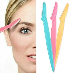 Leyloş 3’lü Kadın Kaş Usturası Seti – Hassas Ciltler İçin Güvenli Yüz Tüy Temizleme Bıçağı