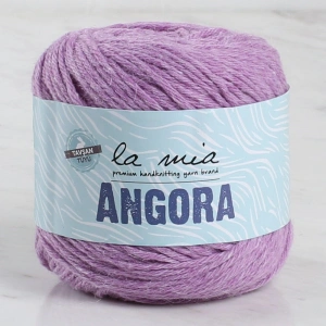 Leyloş Angora 50gr Mor El Örgü İpi - L127 - 33801