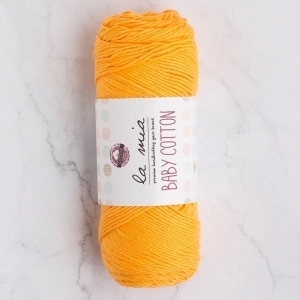 Leyloş Baby Cotton Turuncu El Örgü İpi - L037 - 33652