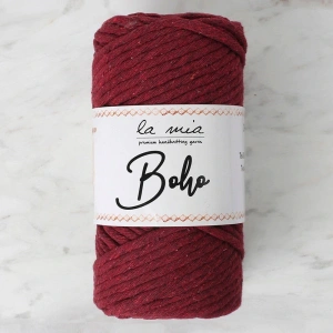 Leyloş Boho Bordo Büküm Makrome İpi - L065 - 33999