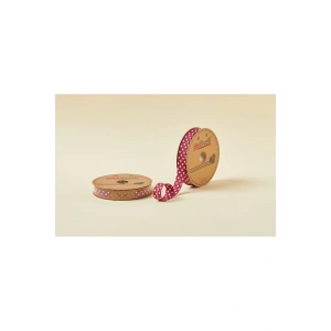 Leyloş Büyük Puanlı Katlı A11 Bordo 2 Cm 25 Metre %65 Koton %35 Polyester