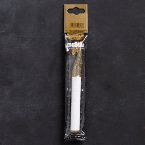 Leyloş Champagner 15mm 15cm Plastik Simli Yün Tığ -