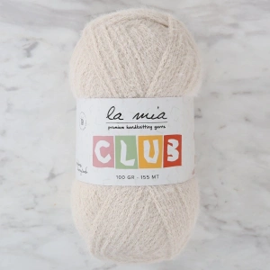 Leyloş Club Bej El Örgü İpi - 620