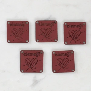 Leyloş Crafts Elemeği Deri Arma 5 Adet - 1570