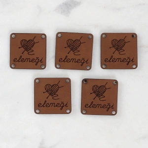 Leyloş Crafts Elemeği Deri Arma 5 Adet - 1587