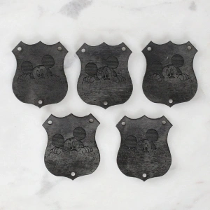 Leyloş Crafts Figürlü Deri Arma 5 Adet - 1576