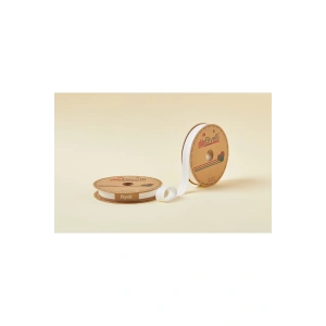 Leyloş Koton Katlı D02 Ekru 2 Cm 25 Metre %65 Koton %35 Polyester