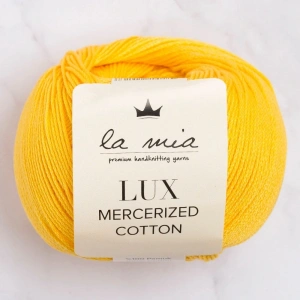 Leyloş Lux Mercerized Cotton Koyu Sarısı El Örgü İpi - 181 - 33754