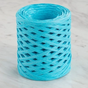 Leyloş Natural Raffia 90 Gr Turkuaz Kağıt İp - 20