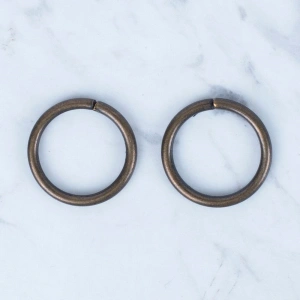 Leyloş Oksitli Altın Yuvarlak Halka 2 Li Paket