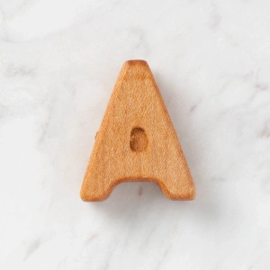 Leyloş Organik Ahşap Harf - A