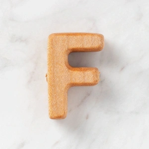 Leyloş Organik Ahşap Harf - F