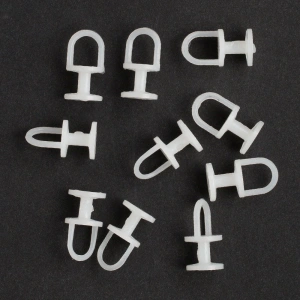 Leyloş Perde Düğmesi 10 Adet Yuvarlak Tabanlı