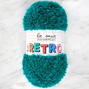 Leyloş Retro Petrol Yeşil El Örgü İpi - Lm0820