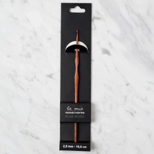 Leyloş Rosewood 2.5 Mm 15.5 Cm Ahşap Yün Tığ