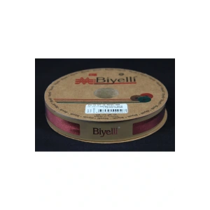 Leyloş Saten Katlı 059 Koyu Kiremit 2 Cm 25 Metre %100 Polyester