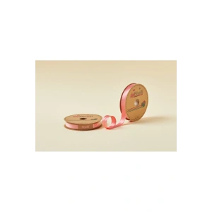 Leyloş Saten Katlı 063 Mercan 2 Cm 25 Metre %100 Polyester