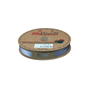 Leyloş Saten Katlı 086 Gri 2 Cm 25 Metre %100 Polyester