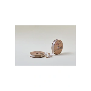 Leyloş Saten Katlı 089 Açık Taş 2 Cm 25 Metre %100 Polyester