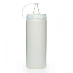 Leyloş Şeffaf Kapaklı Sızdırmaz Yağlık Sosluk Şişesi Plastik Yağdanlık 400 Ml Ap-9028