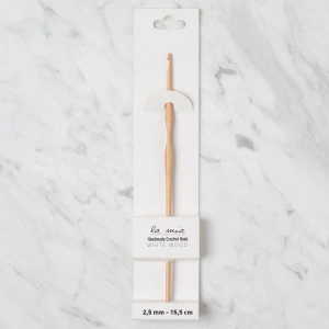 Leyloş Whitewood 2.5 Mm 15.5 Cm Ahşap Yün Tığ