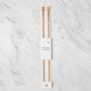 Leyloş Whitewood 6 Mm 36 Cm Ahşap Örgü Şişi