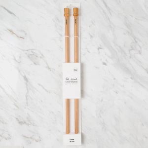 Leyloş Whitewood 9 Mm 36 Cm Ahşap Örgü Şişi