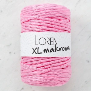 Leyloş Xl Makrome Pembe El Örgü İpi - R047 - 33712