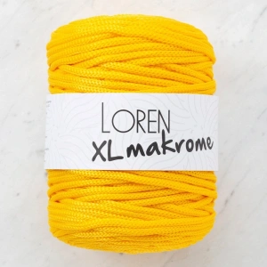 Leyloş Xl Makrome Sarı El Örgü İpi - R002 - 33703