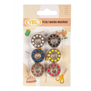 Makine Masurası İplikli Renkli 6lı