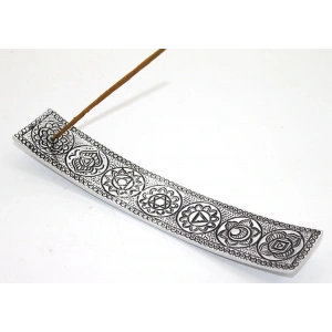 Metal Kayık 7 Çakra (chakra) Tütsülük