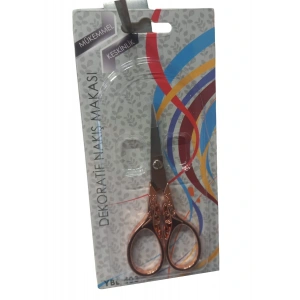 Nakış Makası Dekoratif Bakır Ybl-403 Model 15