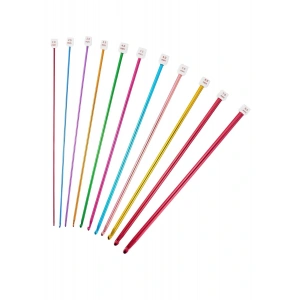 Örgü Tığ Metalize 25 Cm  10 Numara