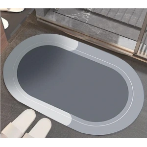 Oval Süper Emıcı Banyo Paspası