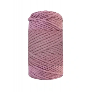 Pamuk Makrome 4 Mm İp  Gül Kurusu