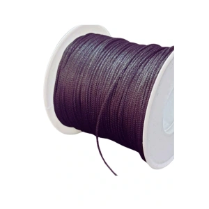 Paraşüt İpi, Bileklik-kolye Örgü İpi 1 Mm 50 Metre Füme