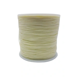 Paraşüt İpi, Bileklik-kolye Örgü İpi 1 Mm 50 Metre Krem