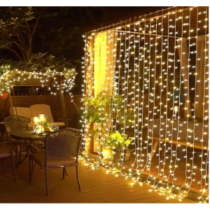 Perde Led  Sarı Işık 3 X 3