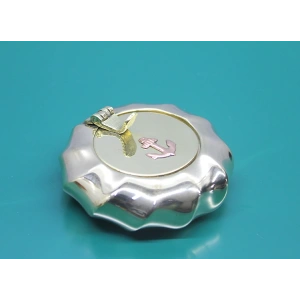 Pirinç Çapalı Kapaklı Küllük 7 Cm