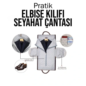 Pratik Elbise Kılıfı Seyahat Çantası
