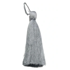 Püskül Tekli 10 Cm 1 Adet Gri