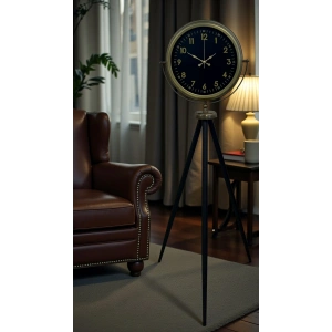 Retro Luxury Tripod Ayaklı Saat