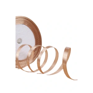 Saten Kurdele 2 Cm 10 Metre Açık Kahverengi