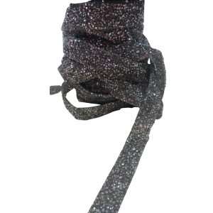 Silikonlu Yapıştırma Taş 1 Cm Siyah 5 Metre