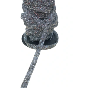 Silikonlu Yapıştırma Taş Şerit 2 Cm Gümüş 5 Metre