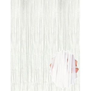 Soft Beyaz Renk Duvar Ve Kapı Perdesi